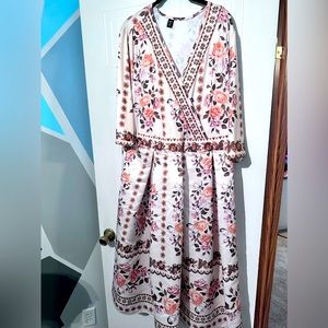 NWOT SHEIN floral dress size 3X
